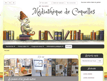 Tablet Screenshot of mediatheque-coquelles.net